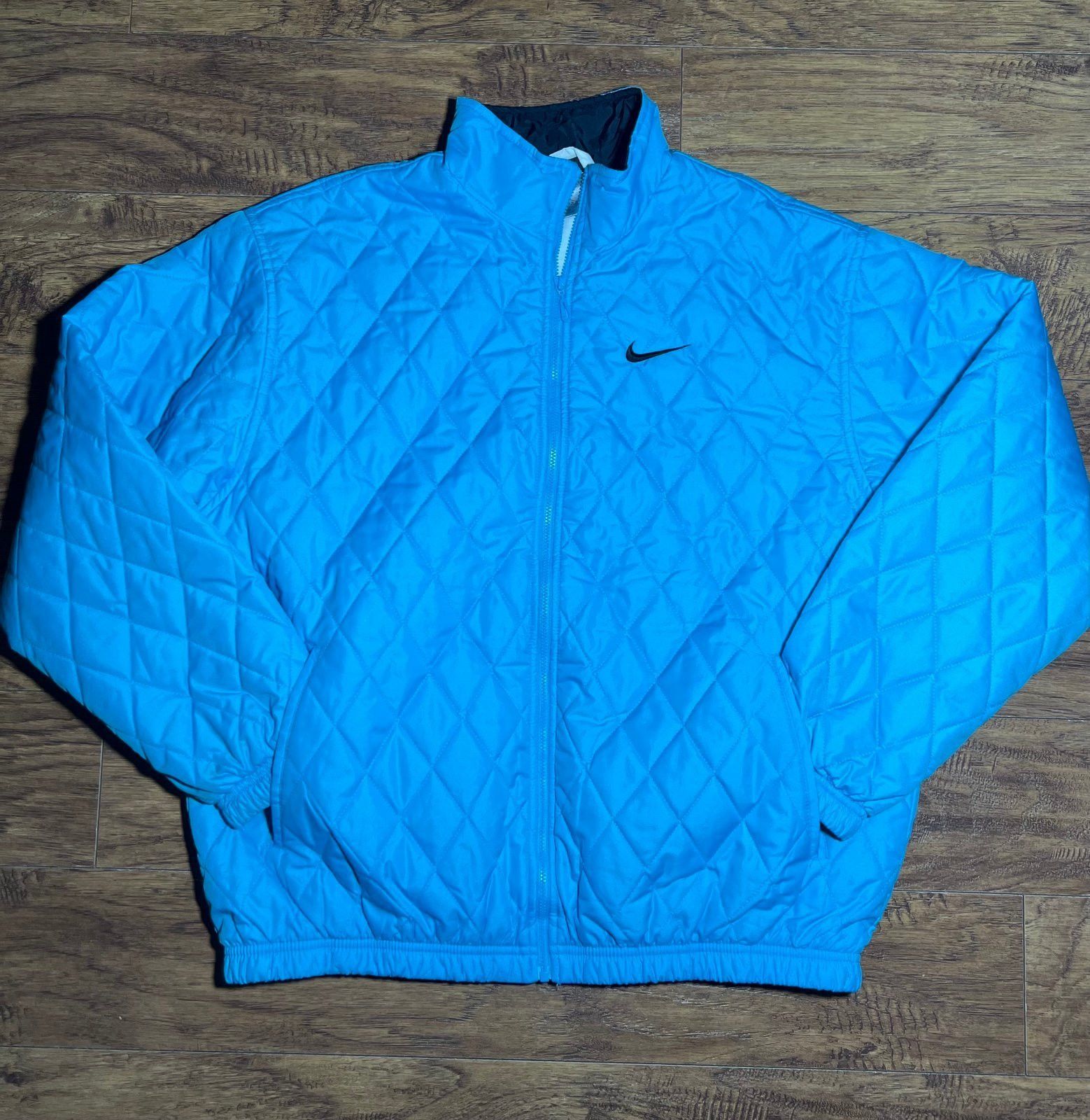 Nike Nike Y2K Vintage Blue Puffer Jacket size Medium Size M / US 6-8 / IT 42-44 - 1 Thumbnail