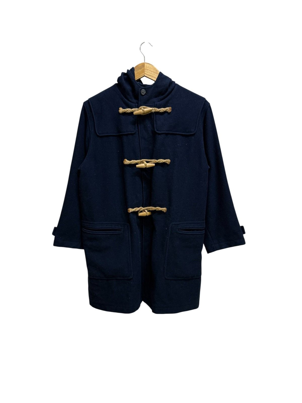 Polo Ralph Lauren Vintage Polo Ralph Lauren Duffle Parka Wool Jacket Hoodie Size S / US 4 / IT 40 - 1 Thumbnail