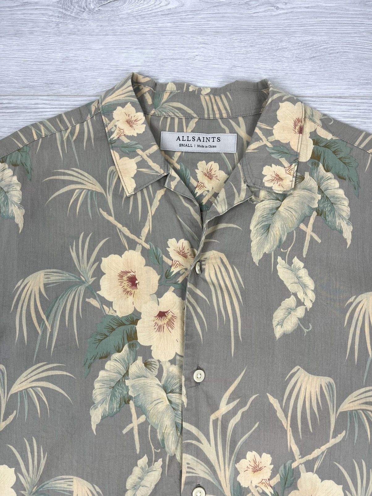 Allsaints Allsaints Mawsim SS Hawaiian Shirt Size US S / EU 44-46 / 1 - 4 Thumbnail
