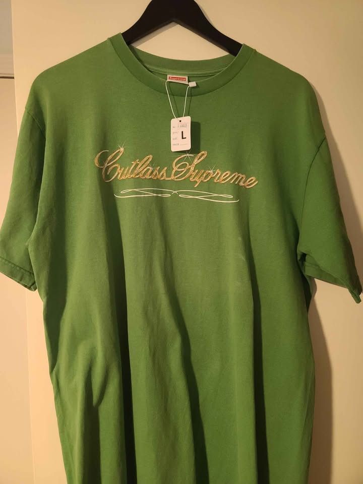 Supreme Supreme Cutlass Supreme Tee Green L ~2002 Size US L / EU 52-54 / 3 - 2 Thumbnail