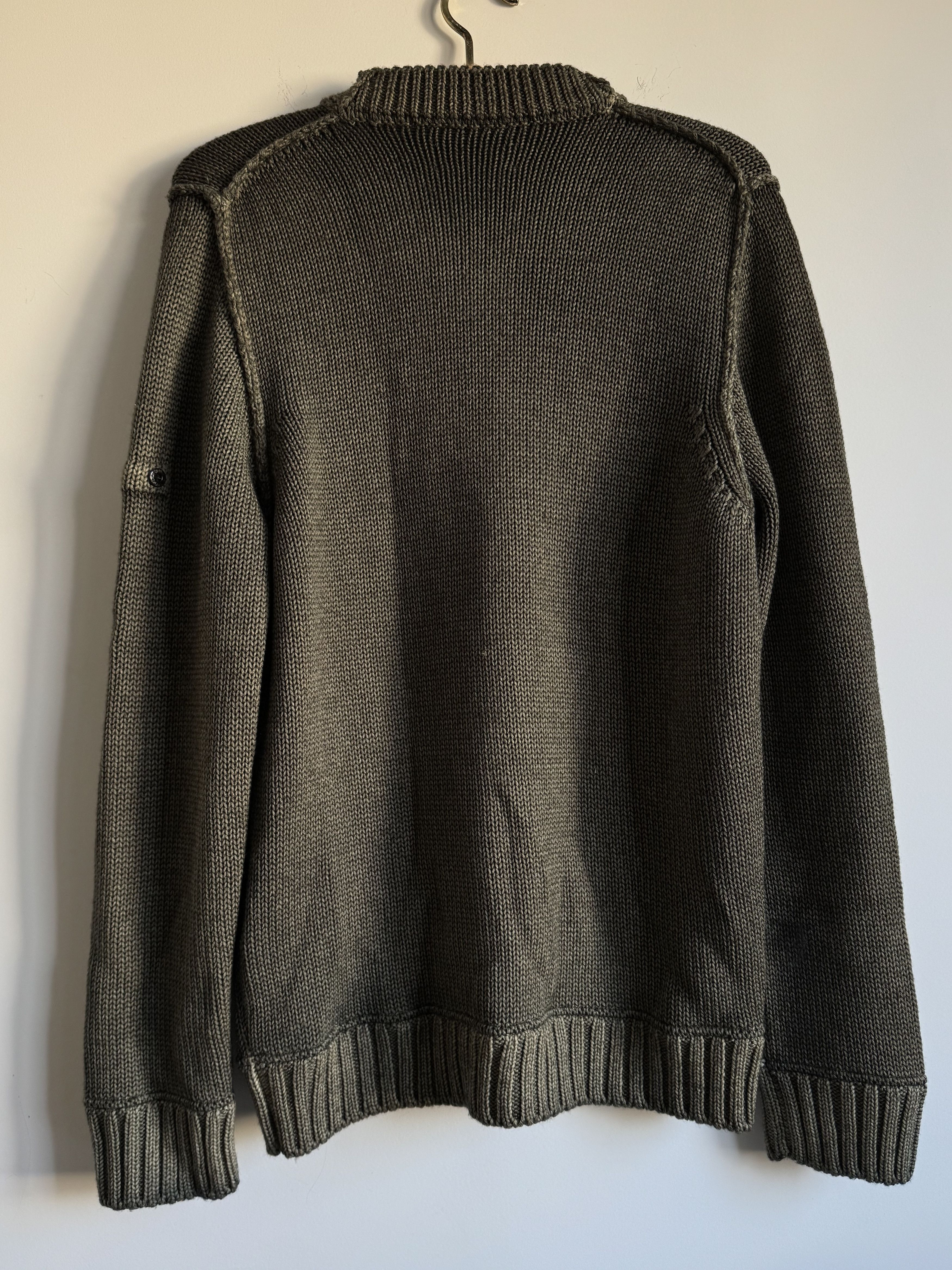 Stone Island Stone Island V-neck sweater in wool Size US L / EU 52-54 / 3 - 2 Thumbnail