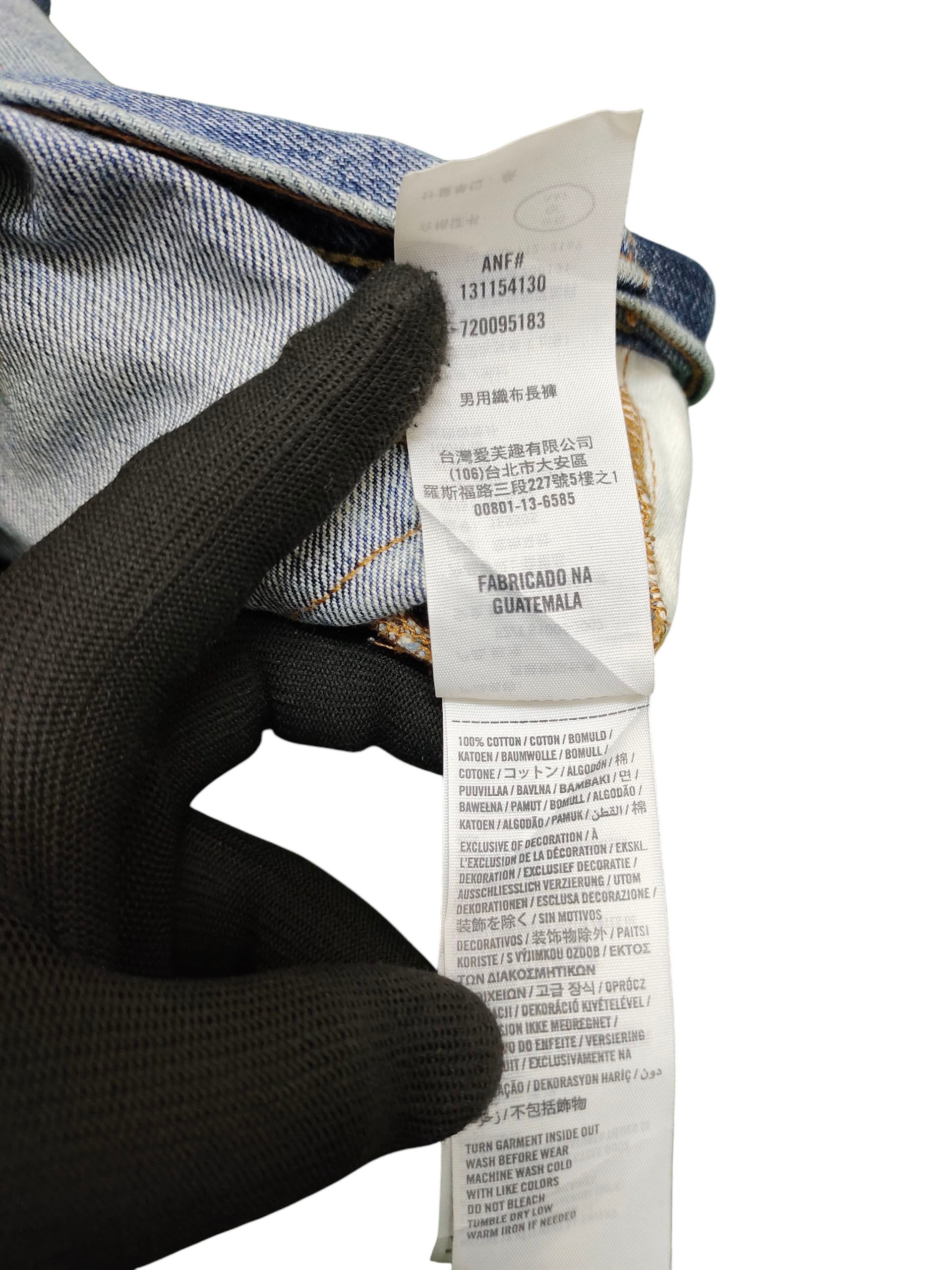 Abercrombie & Fitch Vintage Y2k Abercrombie & Fitch Clawmark Distress Jeans Size US 31 - 15 Thumbnail