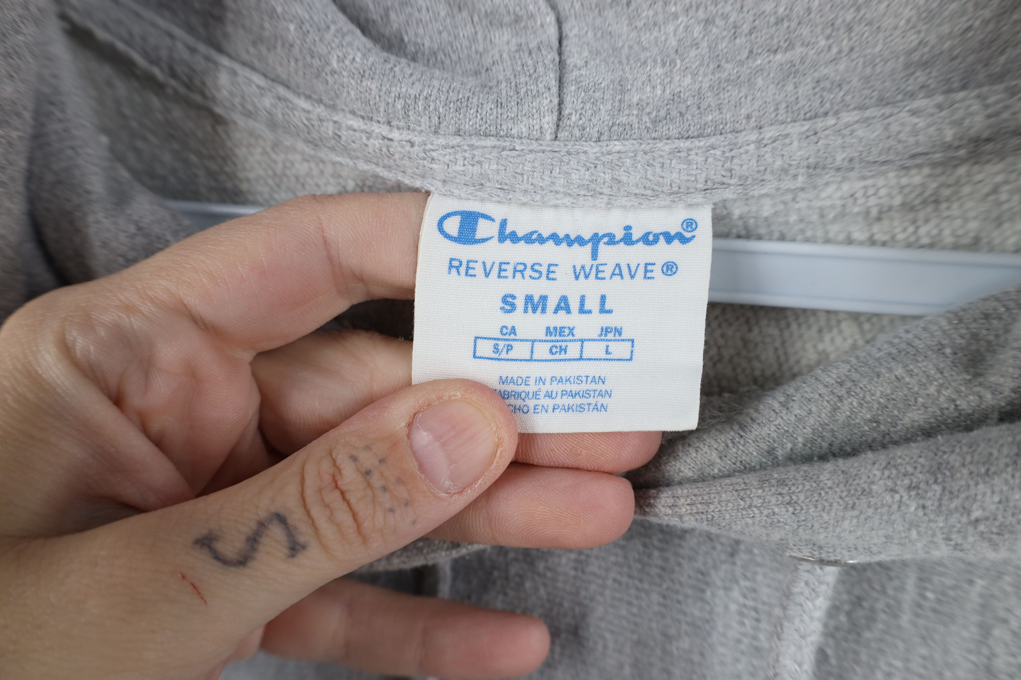 Champion Champion Reverse Weave Hoodie Sweatshirt Heather Gray Size US S / EU 44-46 / 1 - 9 Thumbnail