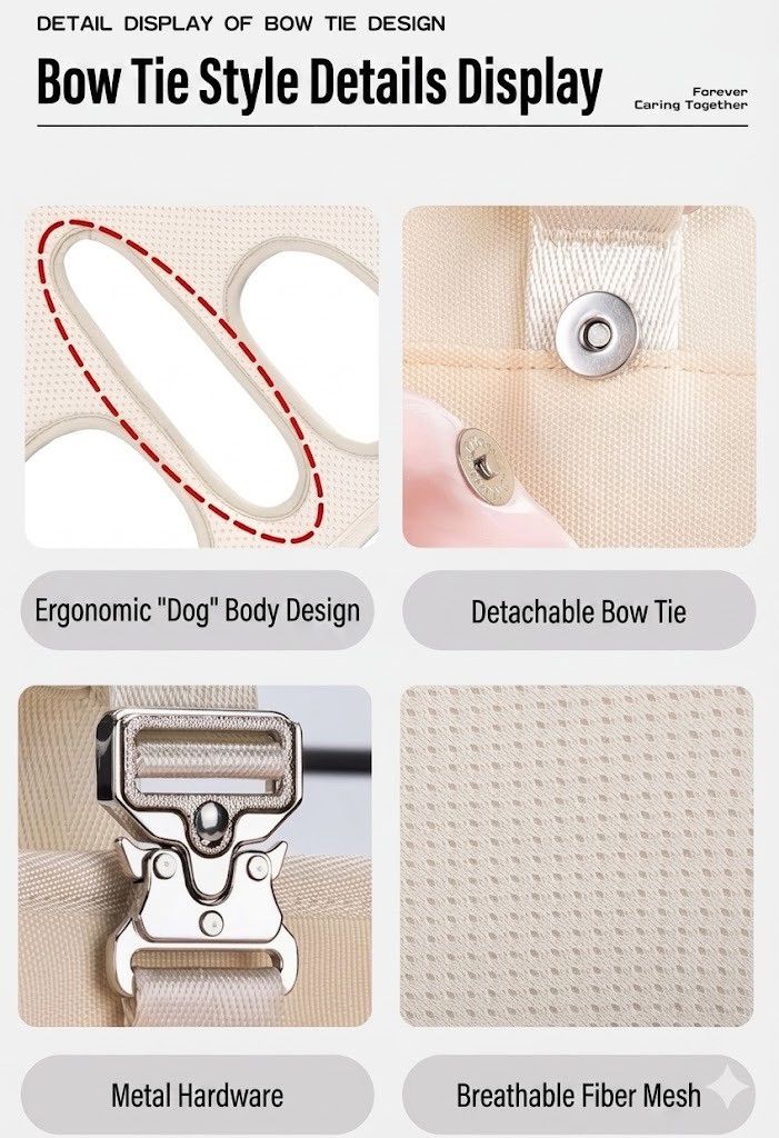 Other FCT Dog Backpack Carrier Spine-Friendly Pet Travel Bag Dogs Size ONE SIZE - 4 Thumbnail