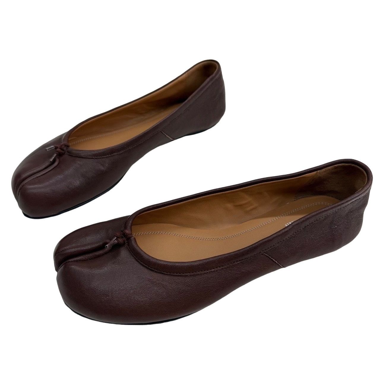 Maison Margiela Maison Margiela Brown Tabi Ballet Flats Size 36.5 Size US 6.5 / IT 36.5 - 1 Thumbnail