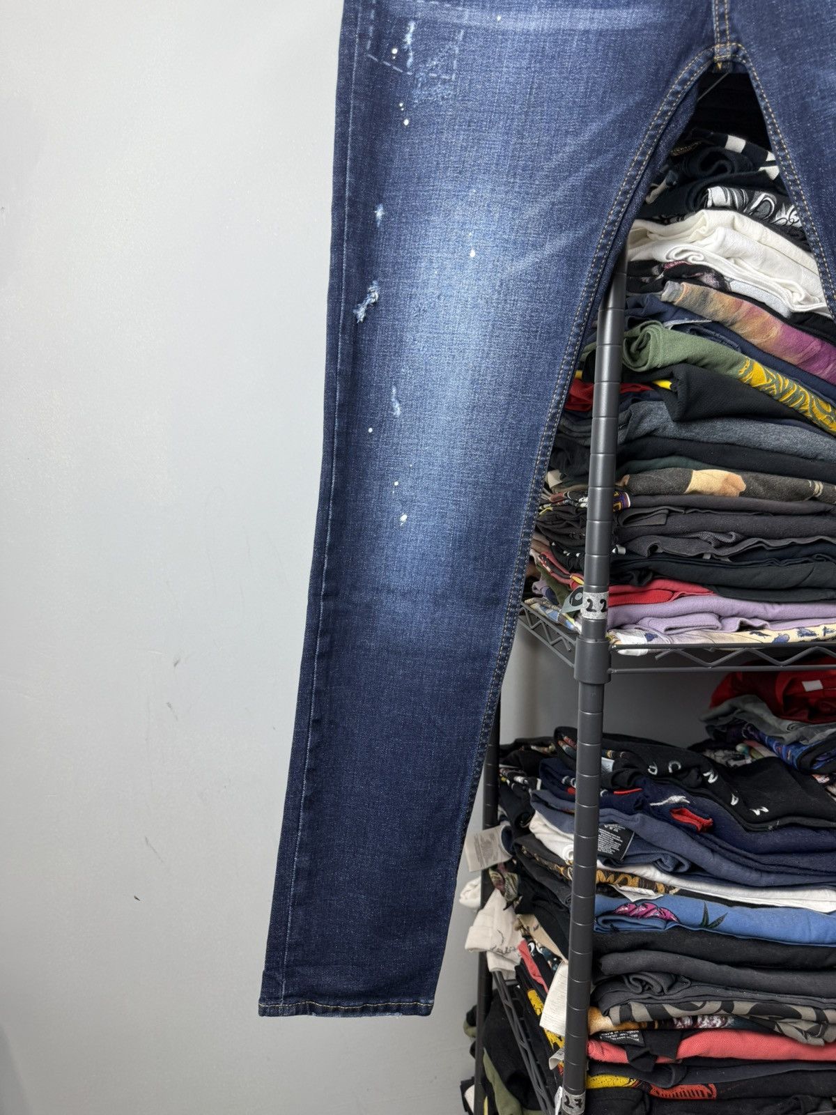 Dsquared2 Distressed Dsquared2 Designer Denim Skinny Pants Luxury Size US 30 / EU 46 - 4 Thumbnail