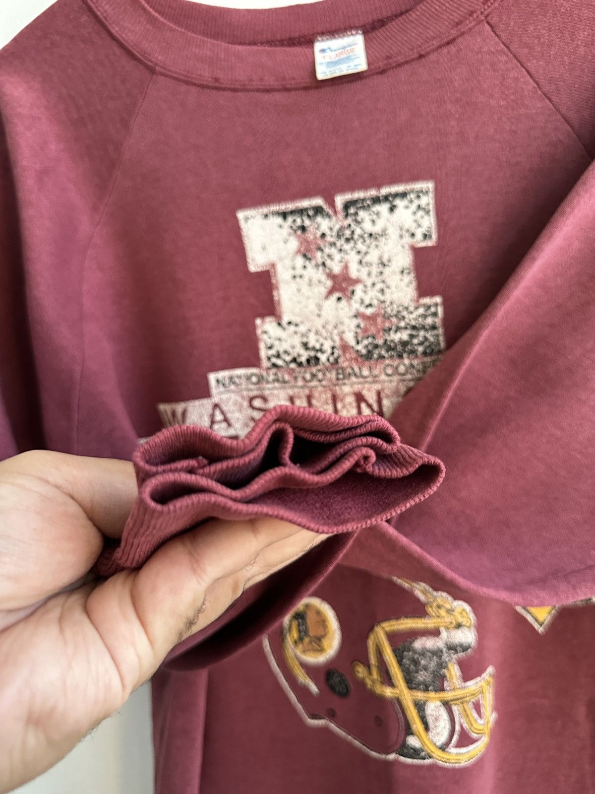 Vintage vintage 1987 WASHINGTON REDSKINS sweatshirts crewneck Size US XL / EU 56 / 4 - 8 Thumbnail
