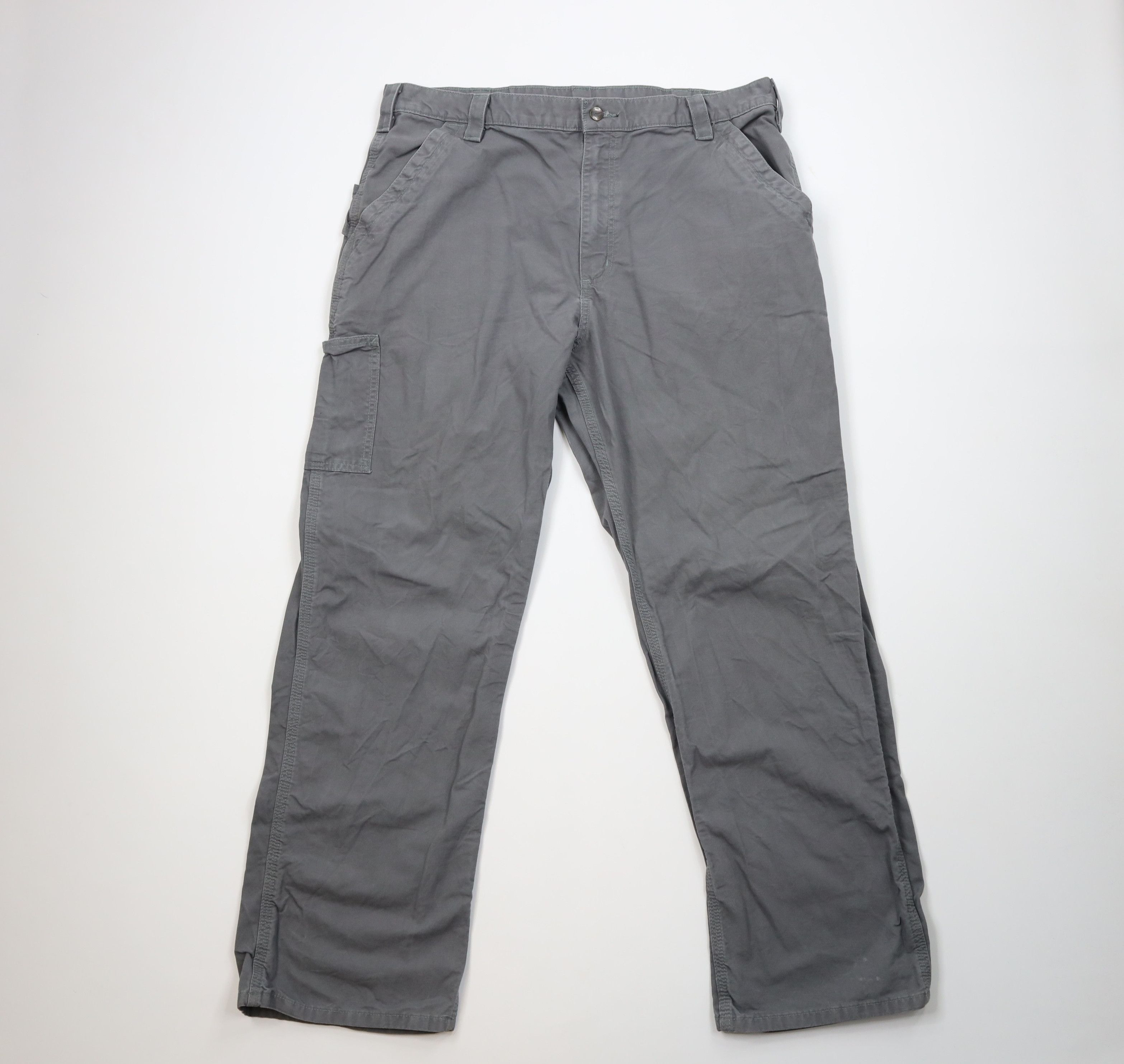 Carhartt Vintage Y2K Carhartt Spell Canvas Wide Leg Dungaree Pants Size US 40 / EU 56 - 1 Thumbnail