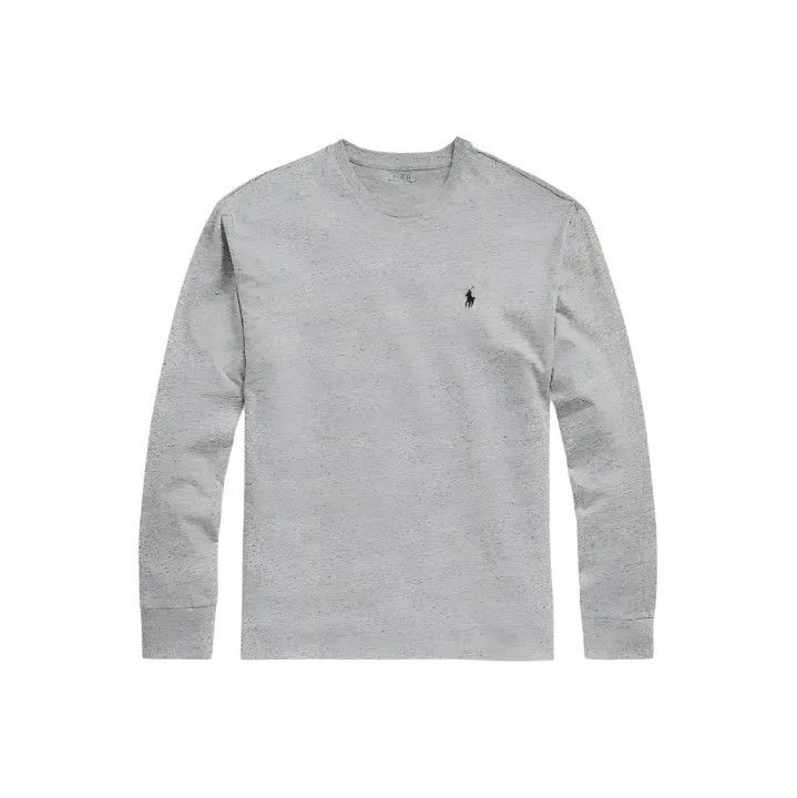 Polo Ralph Lauren Polo Ralph Lauren Gray Crew Neck Long-Sleeve T-Shirt Size US S / EU 44-46 / 1 - 1 Thumbnail