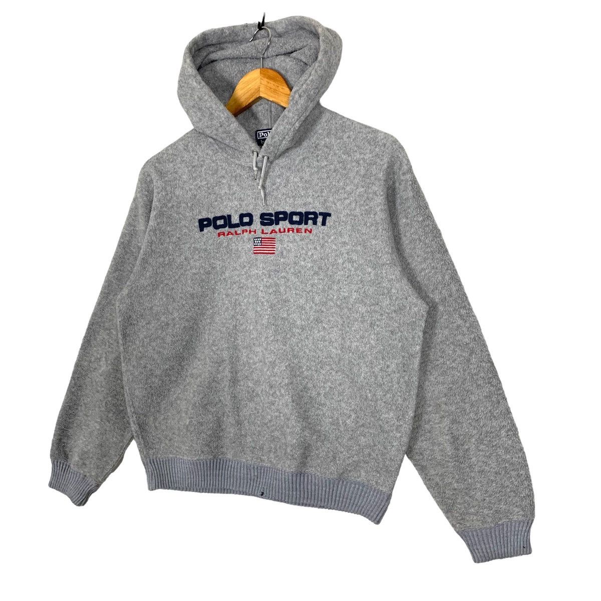 Designer × Polo Ralph Lauren × Ralph Lauren Vintage Polo Sport Ralph Lauren Fleece Hoodie Size US S / EU 44-46 / 1 - 4 Thumbnail
