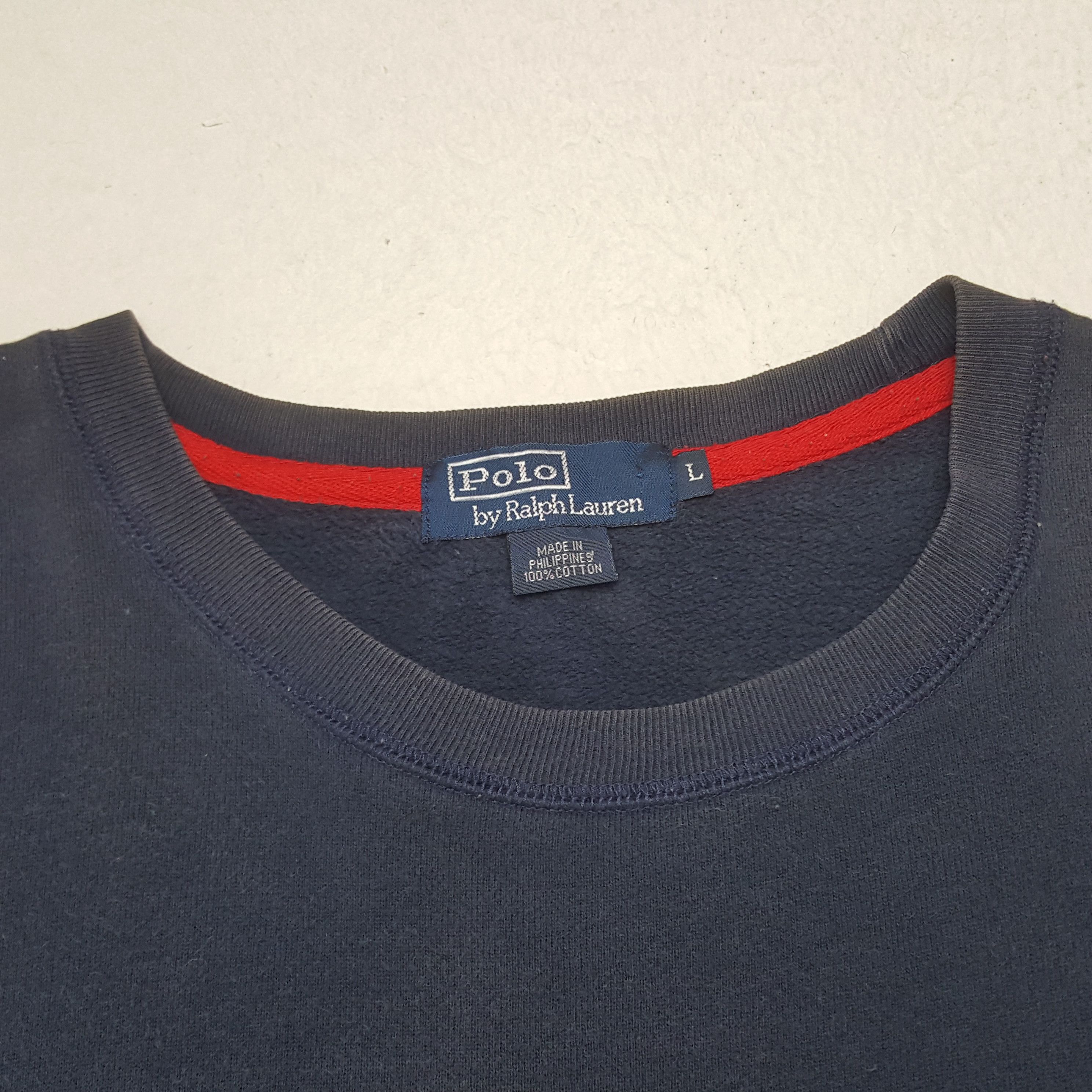 Polo Ralph Lauren Vintage Polo Ralph Lauren American Sweatshirt C291N11 Size US XL / EU 56 / 4 - 4 Thumbnail