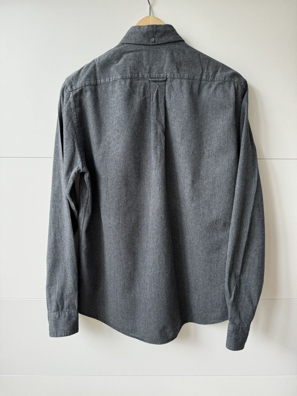 Acne Studios [48] Isherwood Melton Shirt in Carbon Grey (AW17) Size US M / EU 48-50 / 2 - 6 Thumbnail