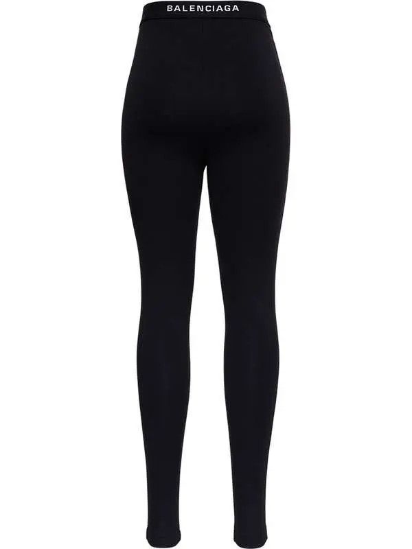 Balenciaga o1tr1nto0825 Logo Jogger Pants in Black Size 24" / US 00 / IT 34 - 2 Thumbnail