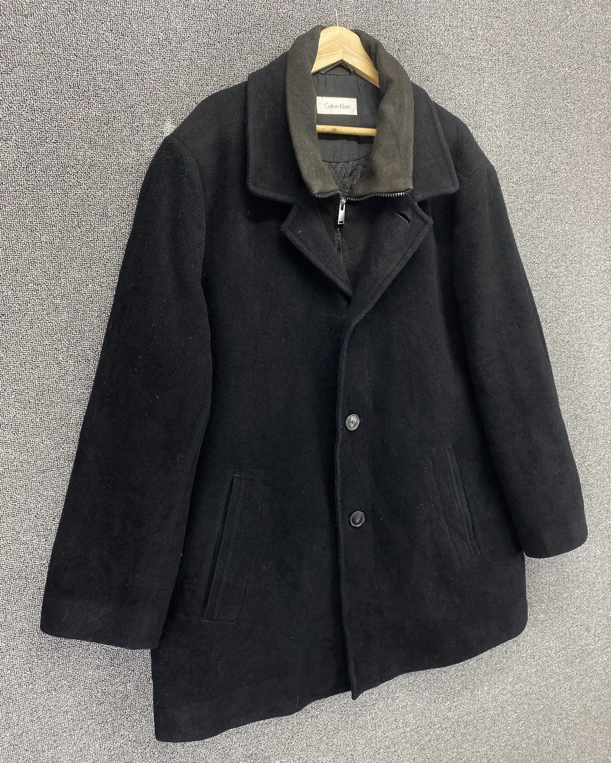 Calvin Klein Vintage Calvin Klein Wool Jacket Size US L / EU 52-54 / 3 - 2 Thumbnail