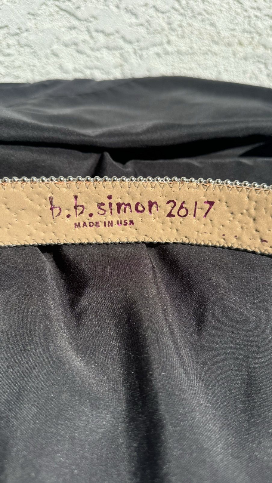B.B. Simon BB Simon Belt BB Belt Size 32 - 3 Thumbnail
