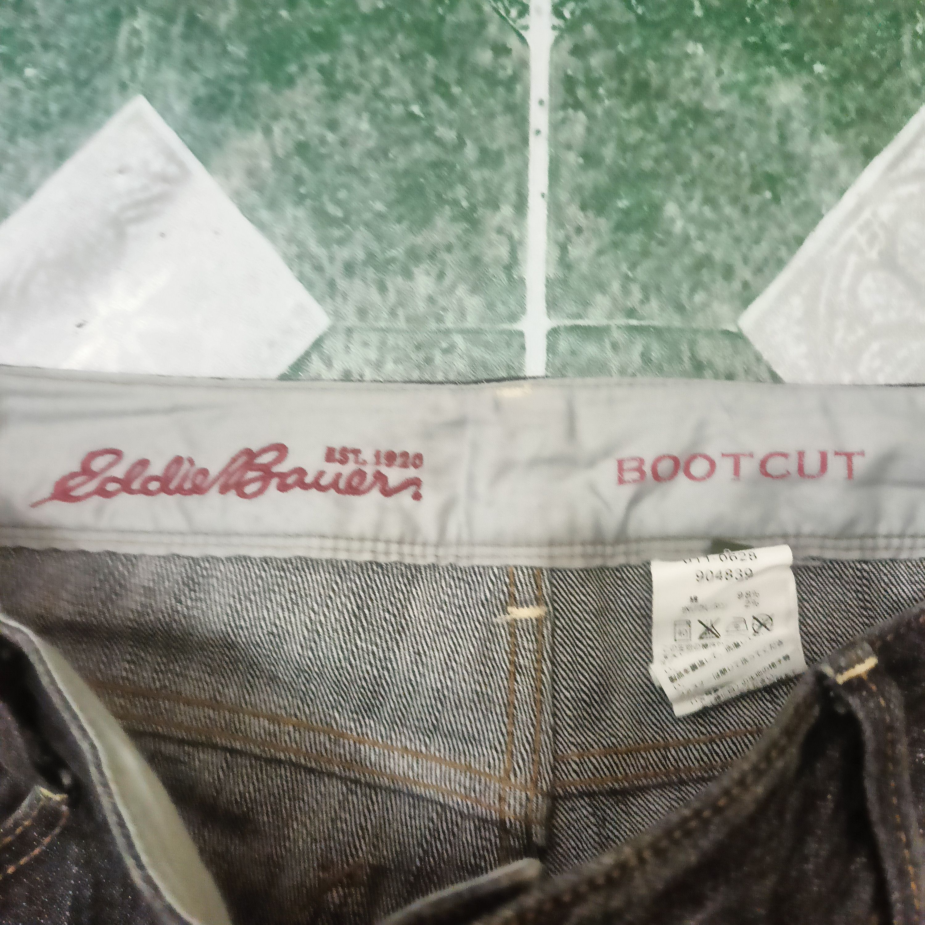 Eddie Bauer Japanese brand Eddie Bauer Bootcut Stretchable Black Jeans Size US 33 - 5 Thumbnail