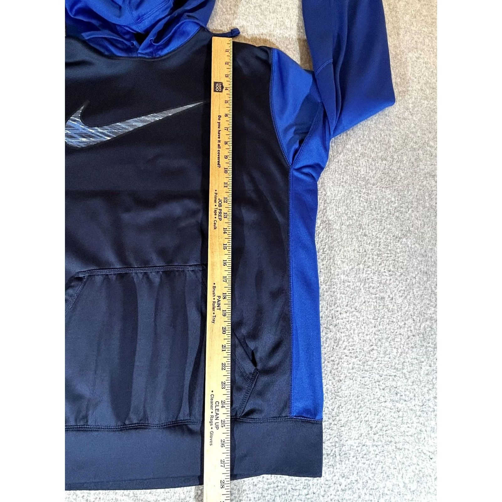 Nike Nike Hoodie Mens Large Blue Therma-FIT Pullover Fleece Sweatshirt Swoosh Logo Size US L / EU 52-54 / 3 - 7 Thumbnail