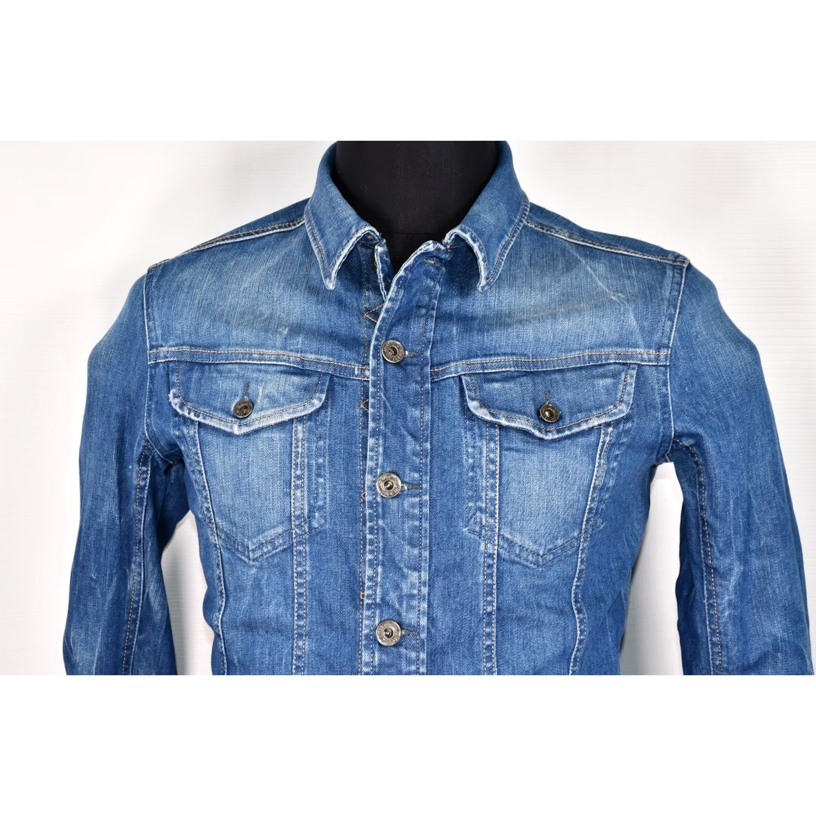 Diesel Diesel Jympo Denim Jacket Men's M Slim Blue Size M Casual Modern Denim Jacket Mens Size US M / EU 48-50 / 2 - 2 Thumbnail