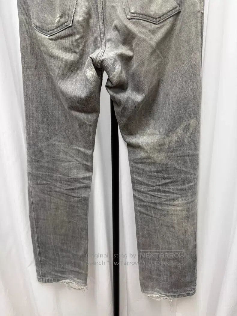 Helmut Lang HELMUT LANG Destroyed Washed Denim Jeans Size US 27 - 8 Thumbnail