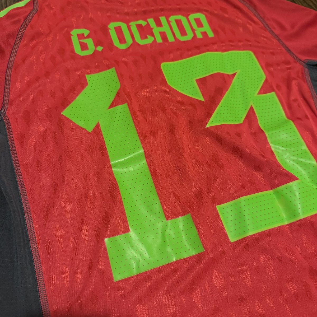 Adidas 2023 Mexico GK Jersey #13 OCHOA Size US L / EU 52-54 / 3 - 7 Thumbnail