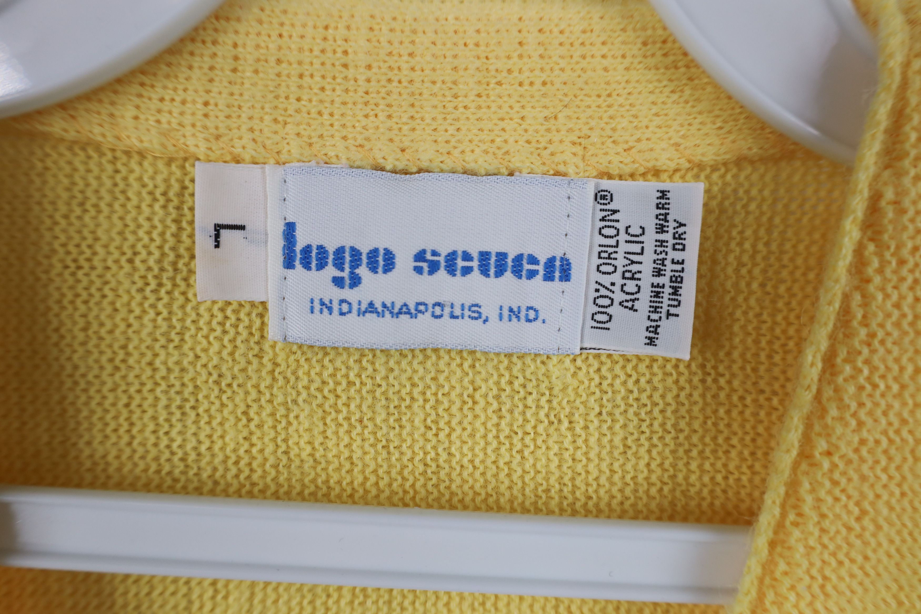 Vintage Vintage 70s Steelers Football Knit Cardigan Sweater USA Size US L / EU 52-54 / 3 - 10 Thumbnail