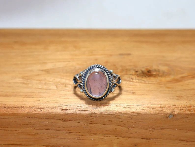 Amethyst Sterling Silver Ring February Birthstone Gift idea