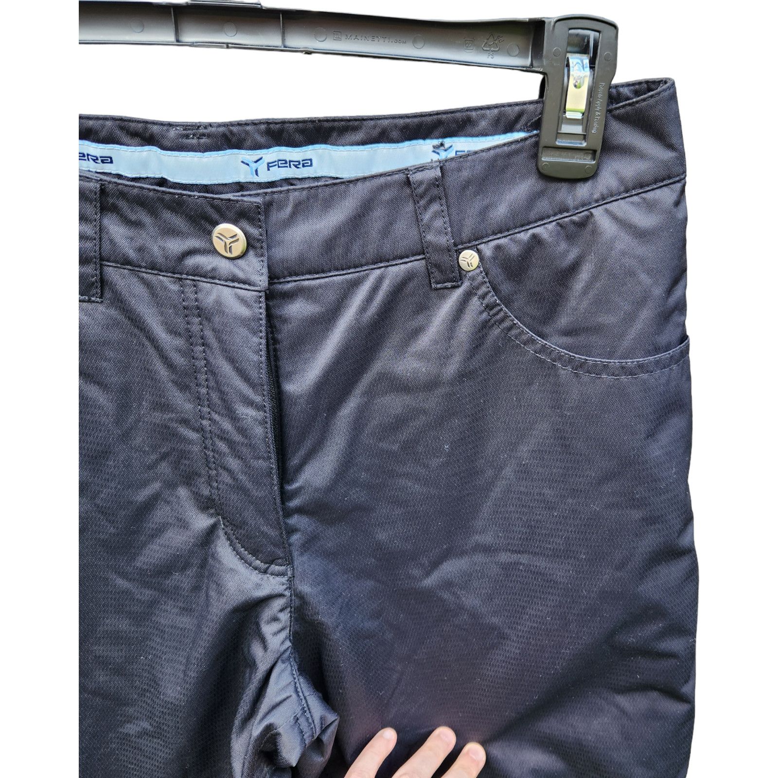 Fera Fera Womens Size 8R Black Ski Insulated Warm Pants Winter Size 30" / US 8 / IT 44 - 3 Thumbnail