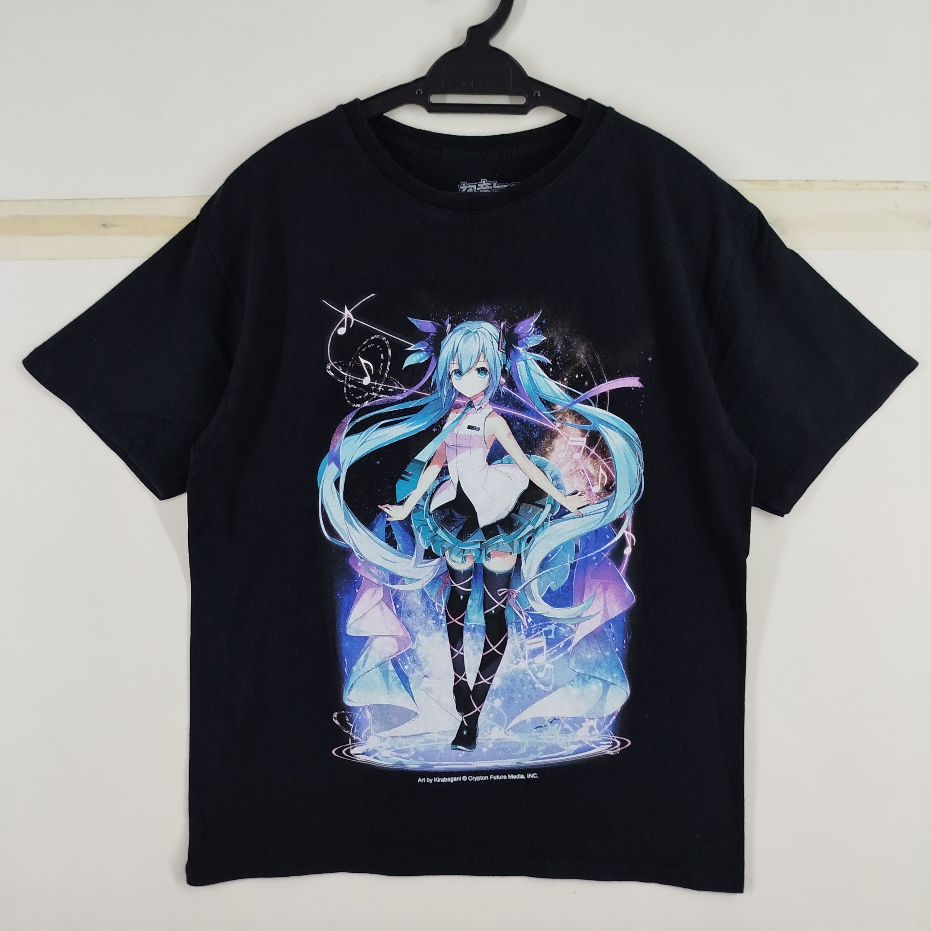 Japanese Brand Hatsune Miku Art By Kirabagani Cryton Future Media Big Print Size US M / EU 48-50 / 2 - 1 Thumbnail
