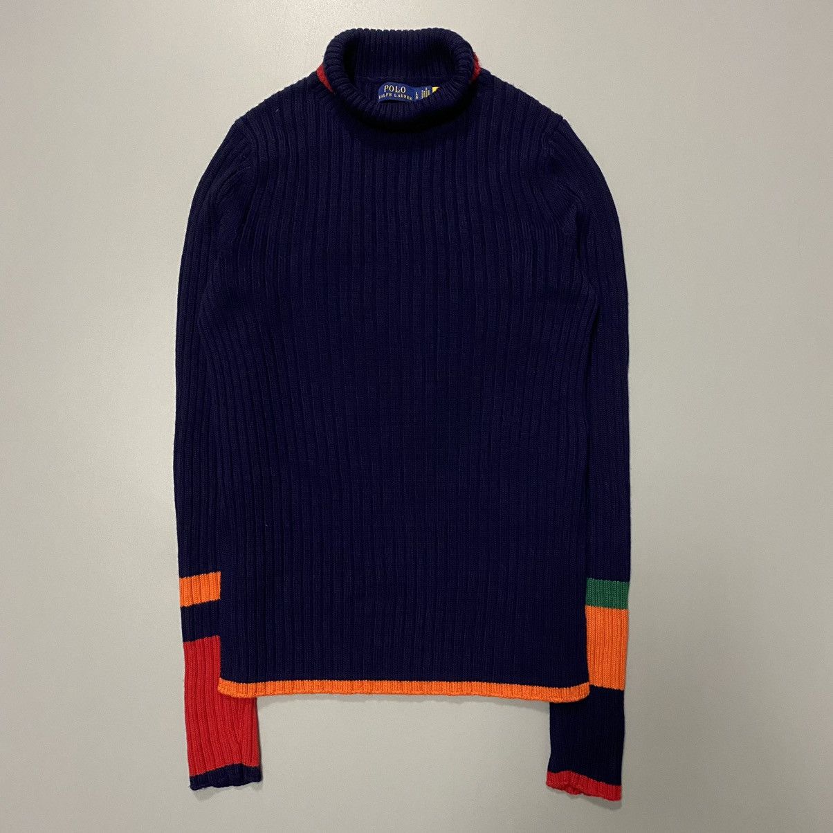 Polo Ralph Lauren Polo Ralph Lauren 100% Merino Wool Sweater Pull Over Size L / US 10 / IT 46 - 1 Thumbnail