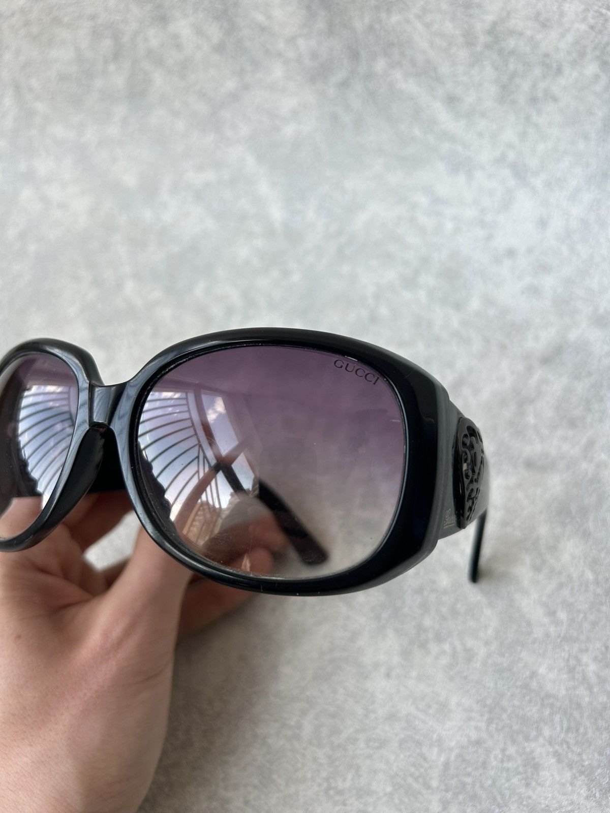 Gucci Gucci GG3057S Heart Logo Sunglasses Size ONE SIZE - 4 Thumbnail