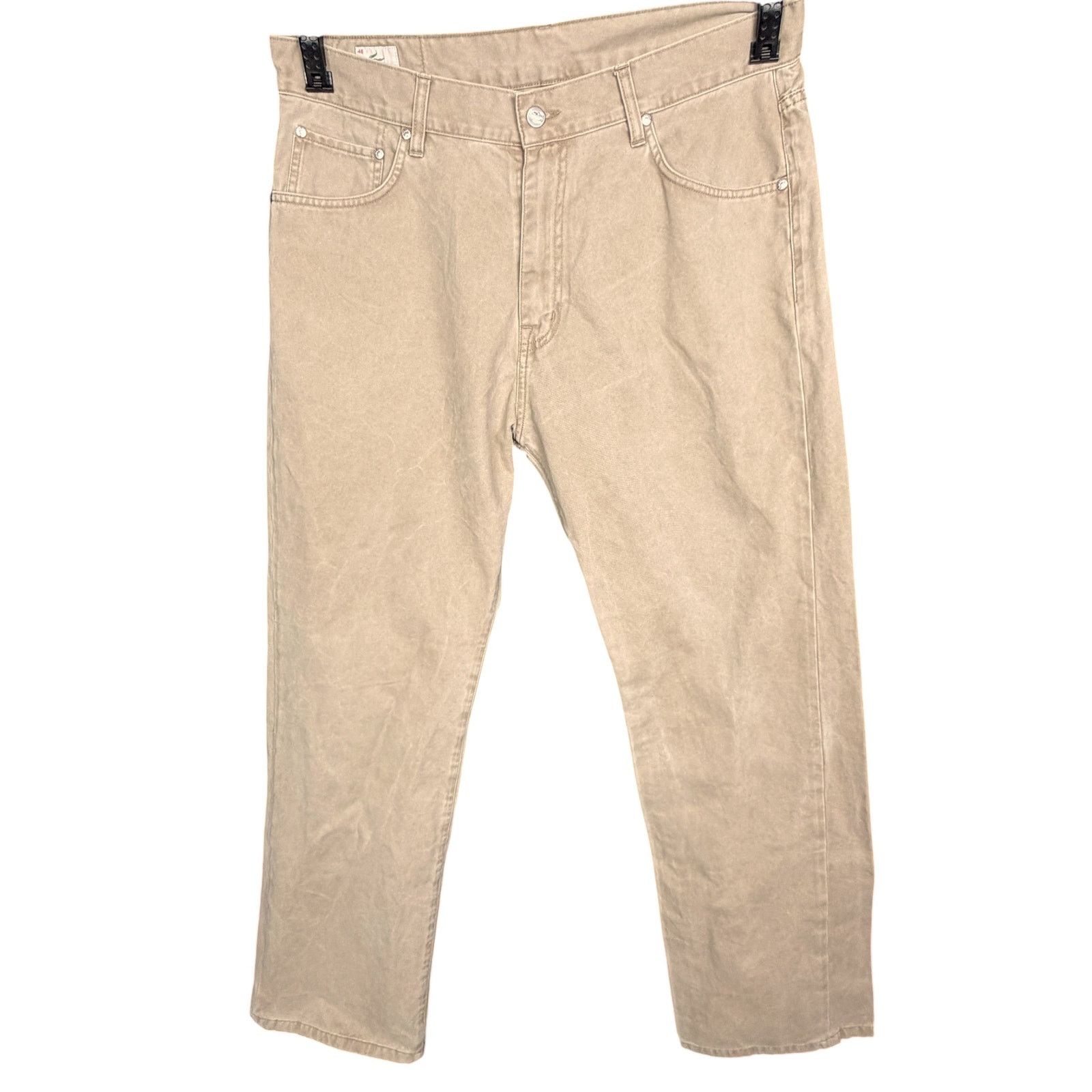 Lacoste Lacoste Men's EU 46 US 36x33 Khaki Tan Straight Leg Jeans Size US 36 / EU 52 - 10 Thumbnail