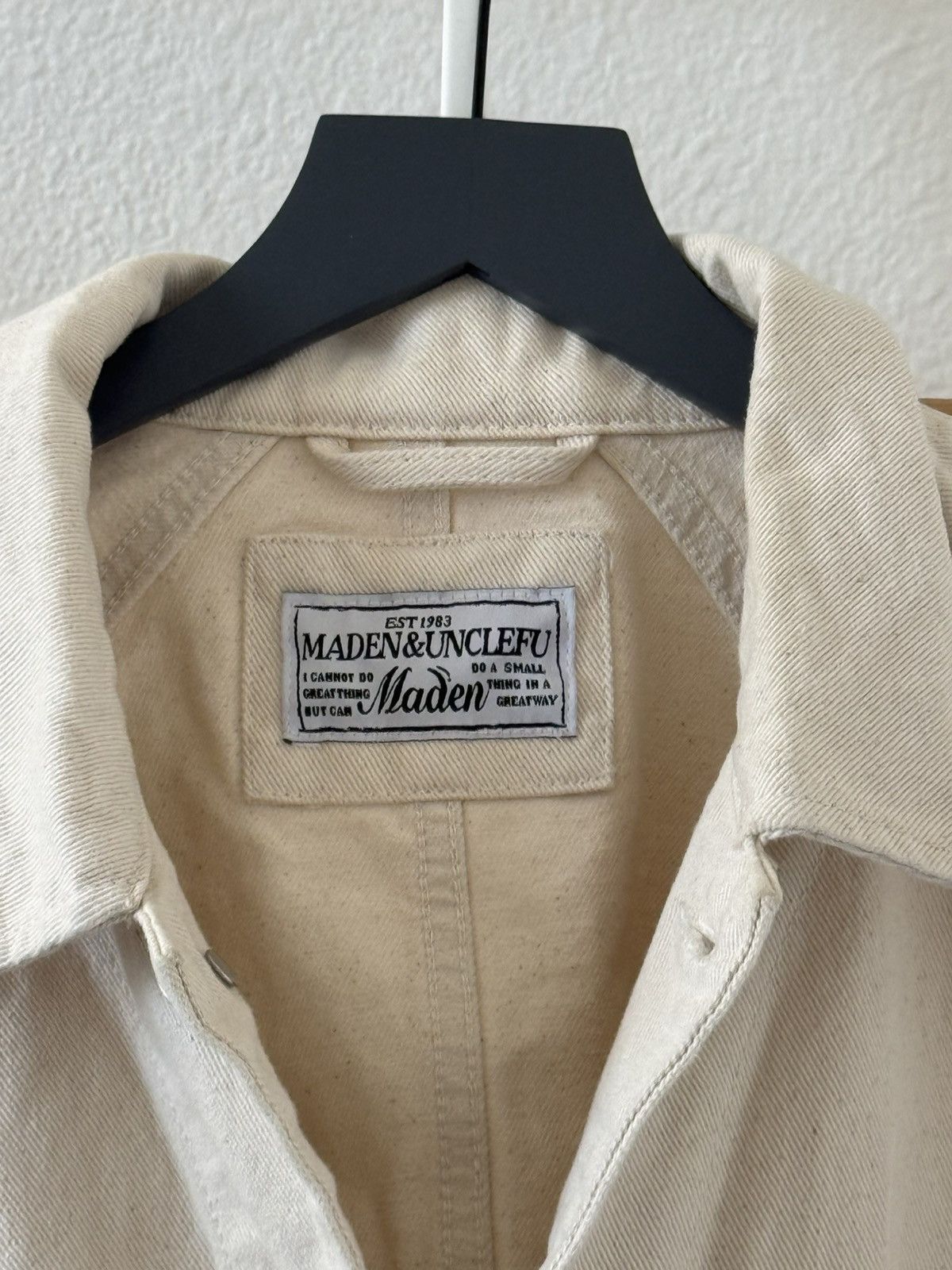 Other Maden Uncle Fu Chore Jacket Beige Workwear Canvas Jacket Size US M / EU 48-50 / 2 - 3 Thumbnail