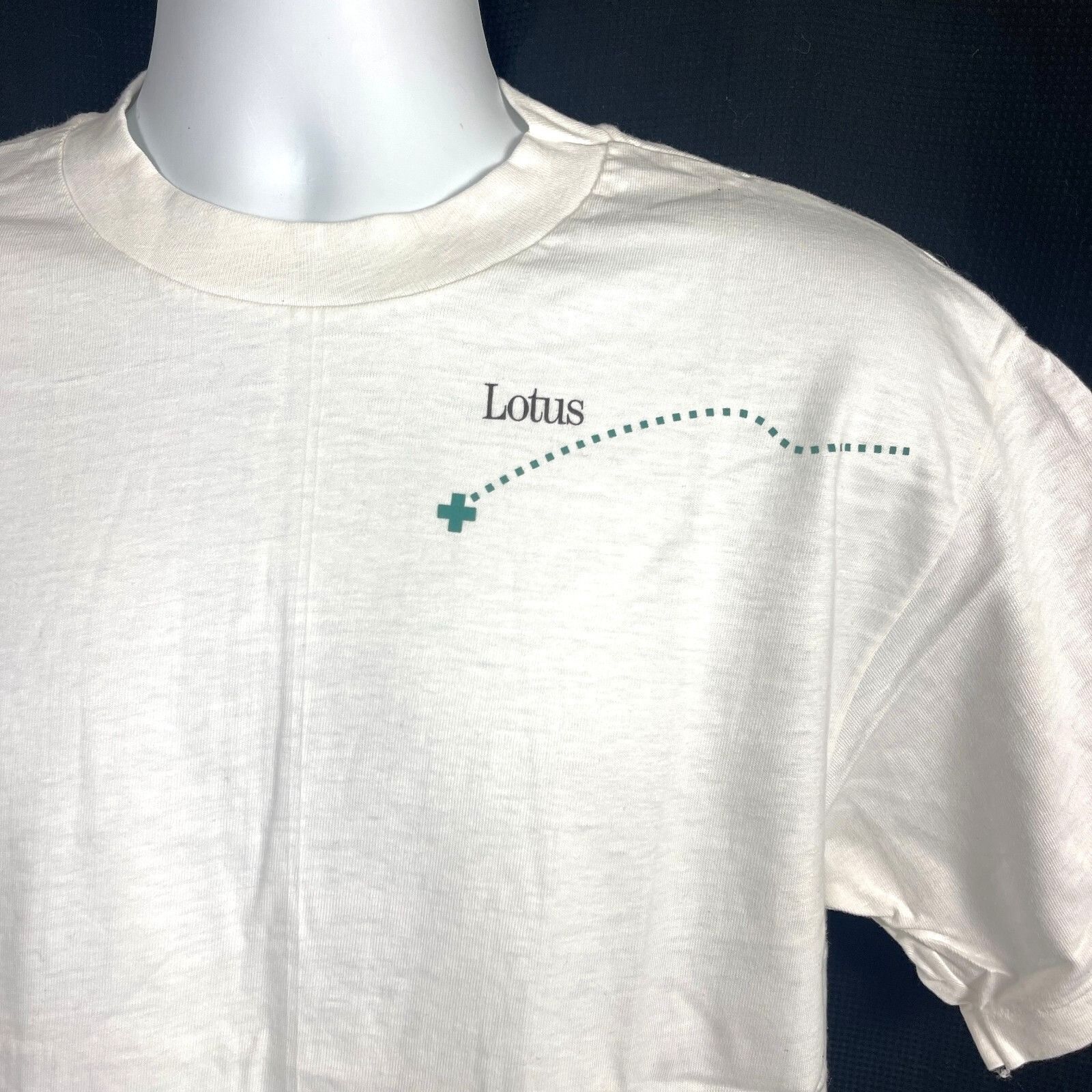 Hanes Lotus Software Capturing The Gold Mens Vtg T-Shirt size Larg Size US L / EU 52-54 / 3 - 4 Thumbnail