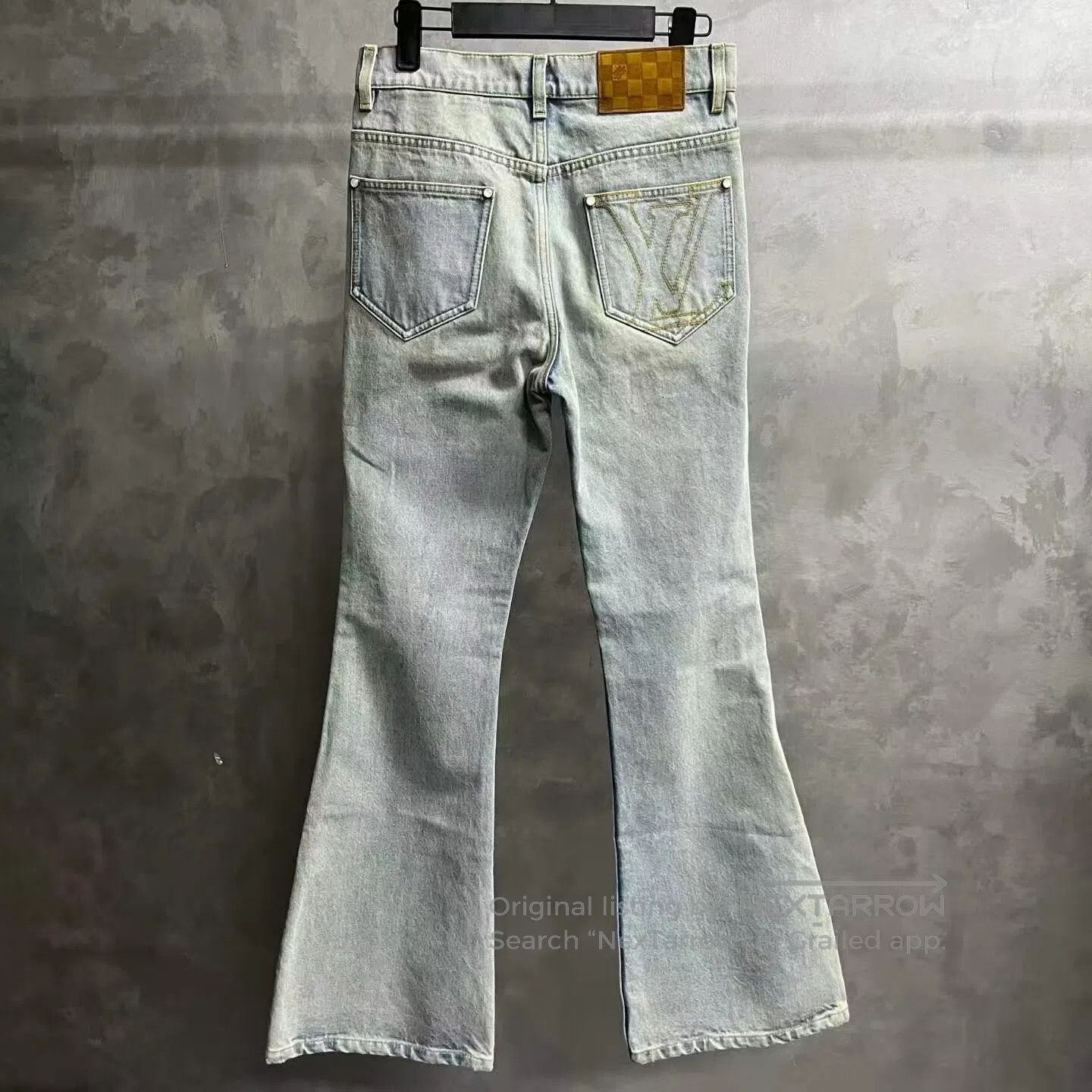 Louis Vuitton Louis Vuitton Long denim pants with a blue washed logo and Size 26" / US 2 / IT 38 - 7 Thumbnail