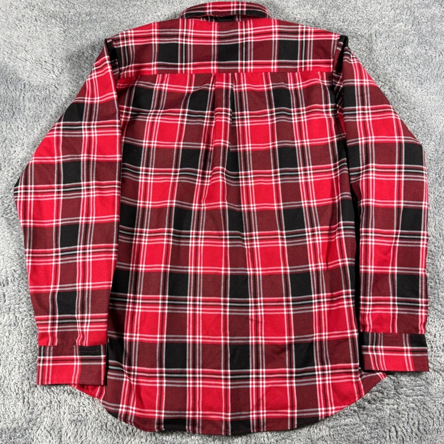 Vintage Dixxon Flannel Shirt Mens XL Red Black Plaid Limited Edition Snap-on Button-Up Size US XL / EU 56 / 4 - 4 Thumbnail