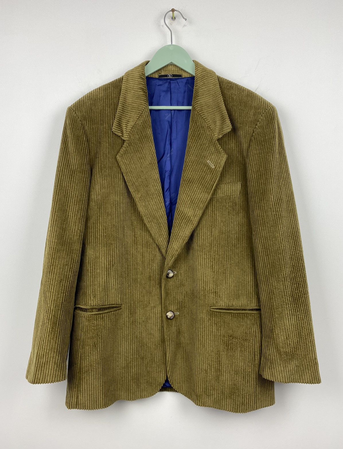 Valentino Valentino Corduroy Blazer Jacket 50 R Ralph Lauren Burberry Size 50R - 1 Thumbnail