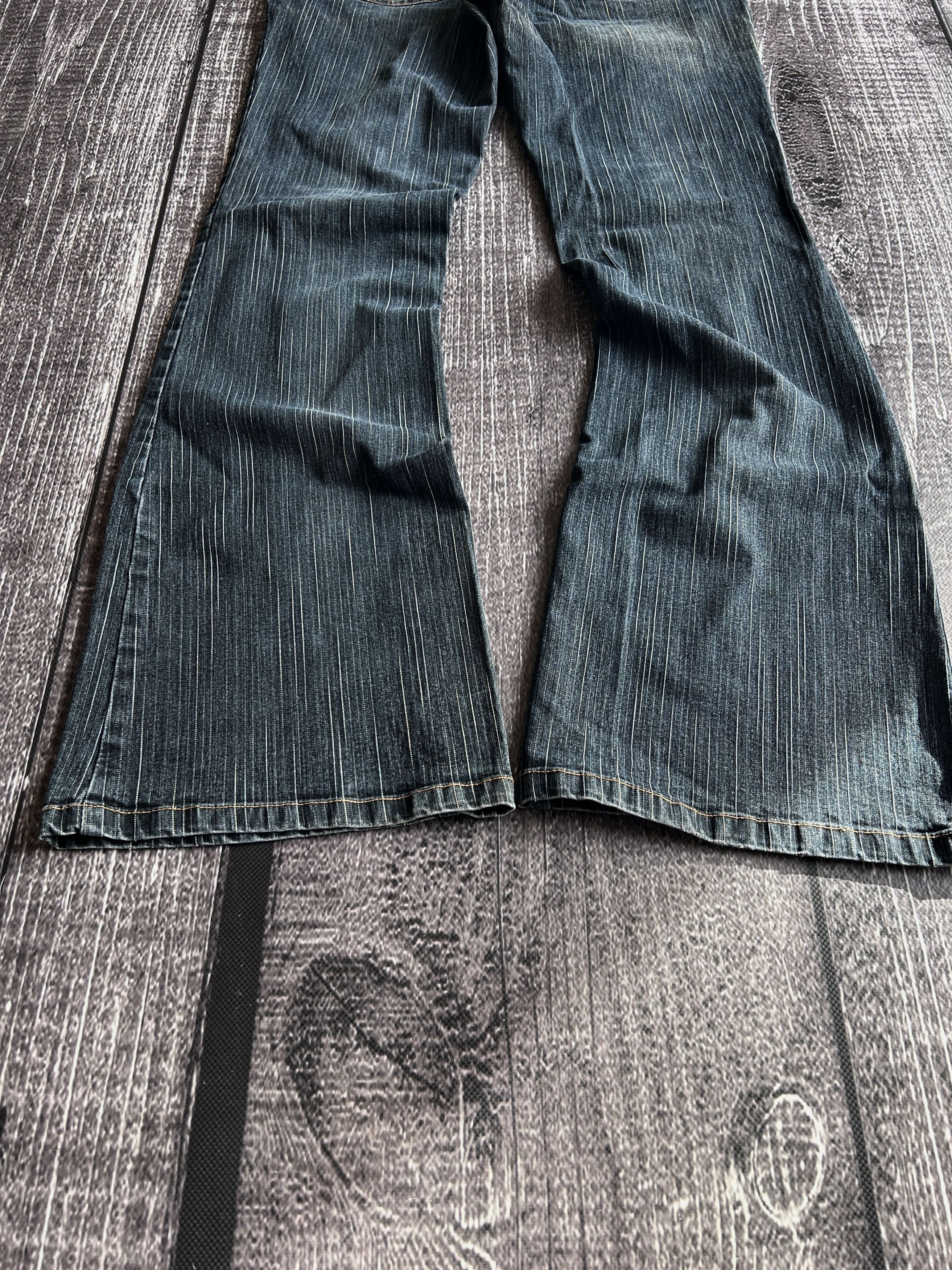 Designer FLARED💥 JUNYA WATANABE BALENCIAGA STYLE DISTRESSED JEANS Size US 30 / EU 46 - 5 Thumbnail