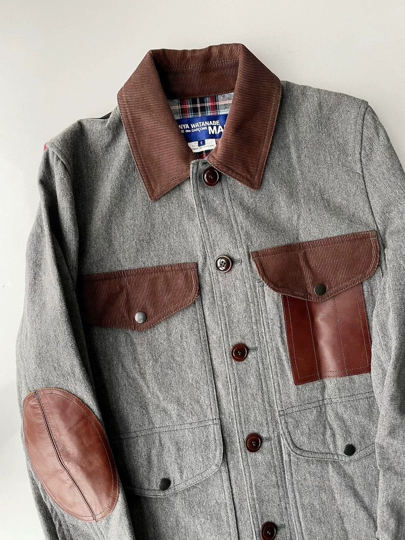 Junya Watanabe Junya Watanabe 2011 AW Leather Patch Jacket 2504-Nextarrow Size US S / EU 44-46 / 1 - 2 Thumbnail