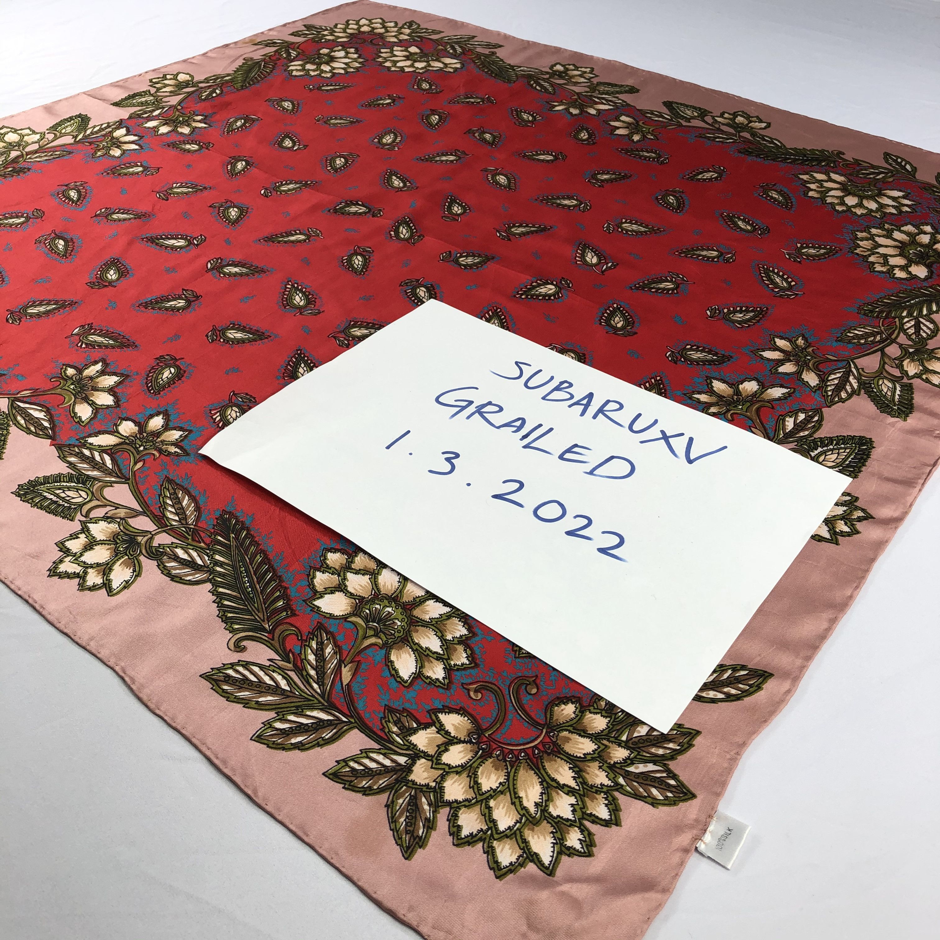 Vintage Vintage Silk Scarf Size ONE SIZE - 4 Thumbnail