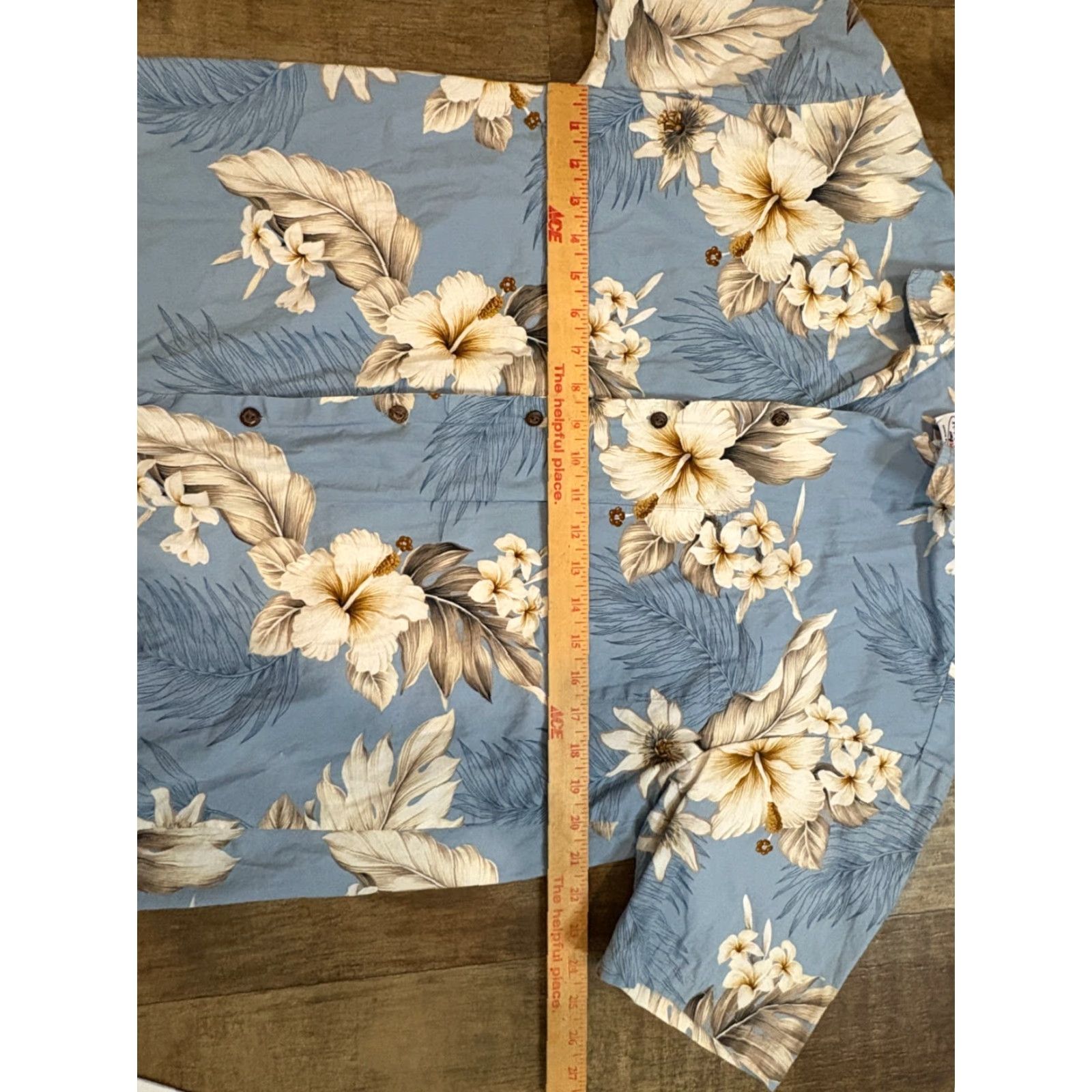 Vintage VINTAGE Pacific Legend Hawaiian Shirt Mens Large 44" Chest Blue Floral Button-Up Short Sleeve Hawaiian Theme Mens Size US L / EU 52-54 / 3 - 5 Thumbnail