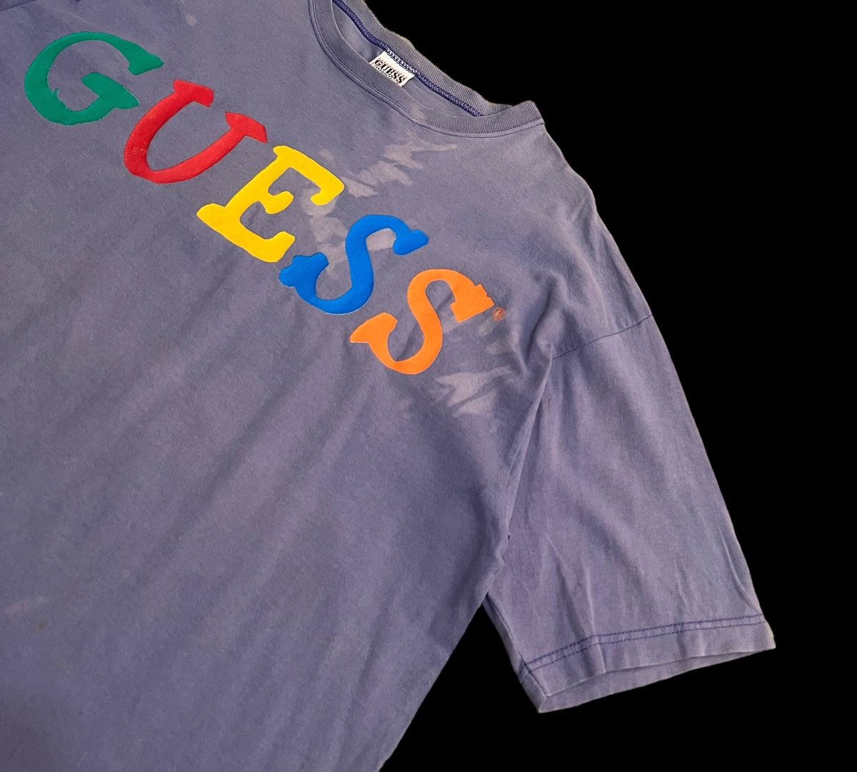 Guess A vintage Thrashed Faded Bleach Guess Shirt Size US L / EU 52-54 / 3 - 5 Thumbnail