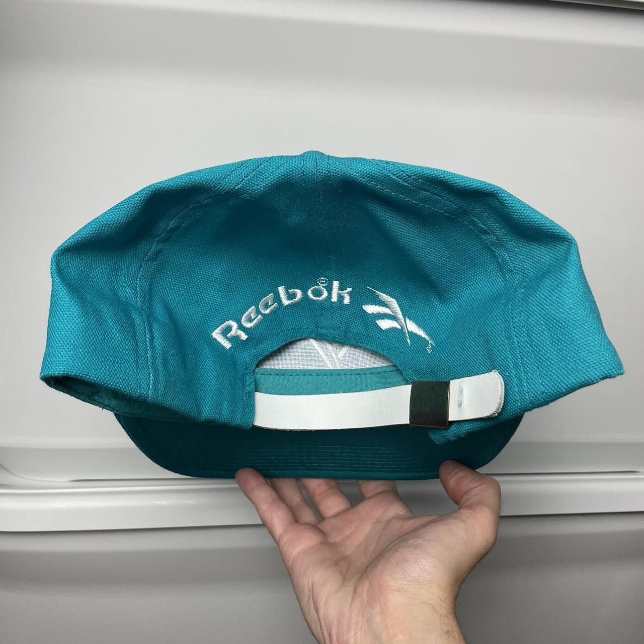 Reebok Vintage Reebok Hat Tea Blue Leather Strap NWT Commonwealth Size ONE SIZE - 4 Thumbnail
