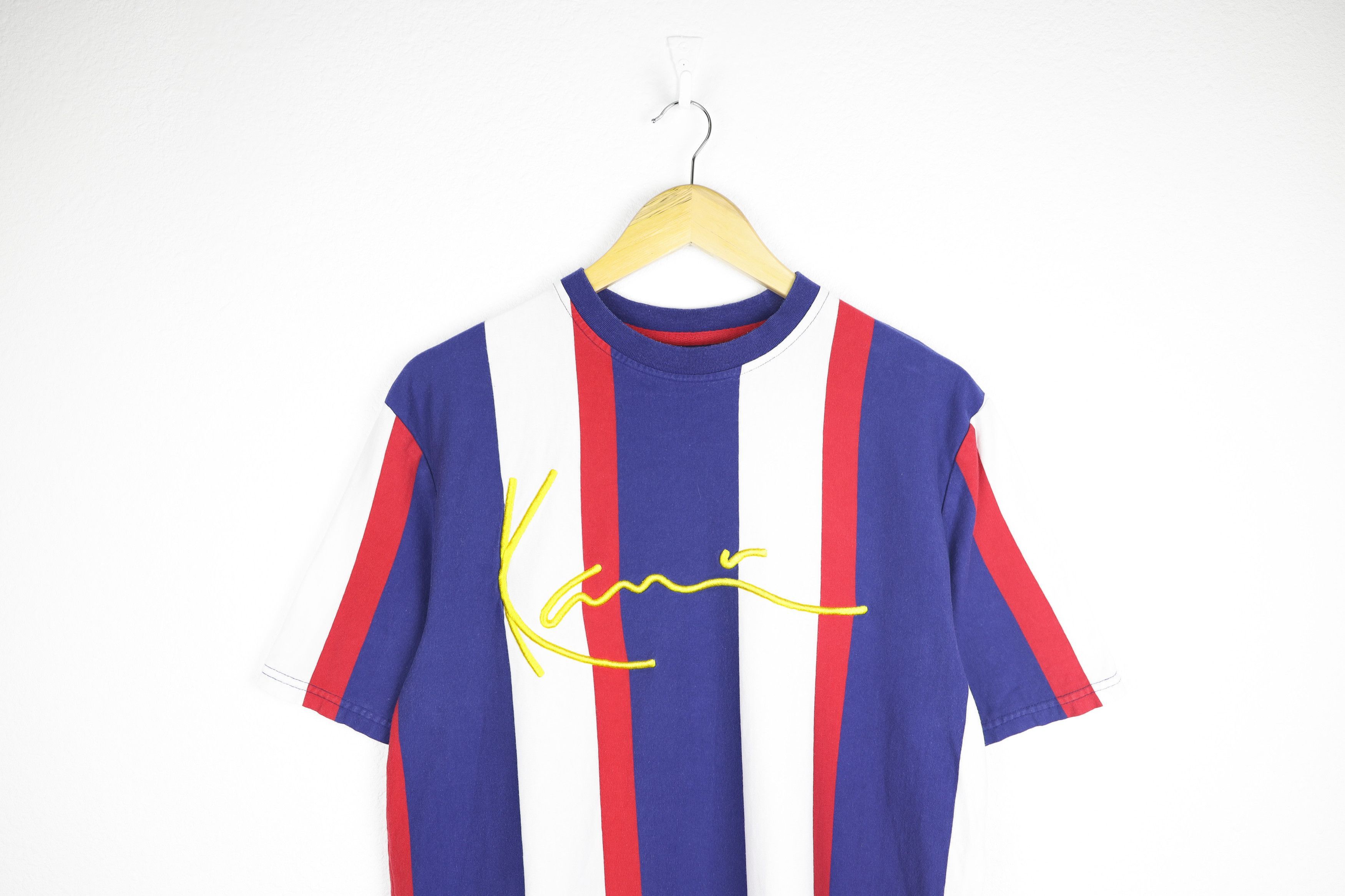 Karl Kani Karl Kani Multicolor Striped Logo Crew Tee T-shirt Size US S / EU 44-46 / 1 - 2 Thumbnail