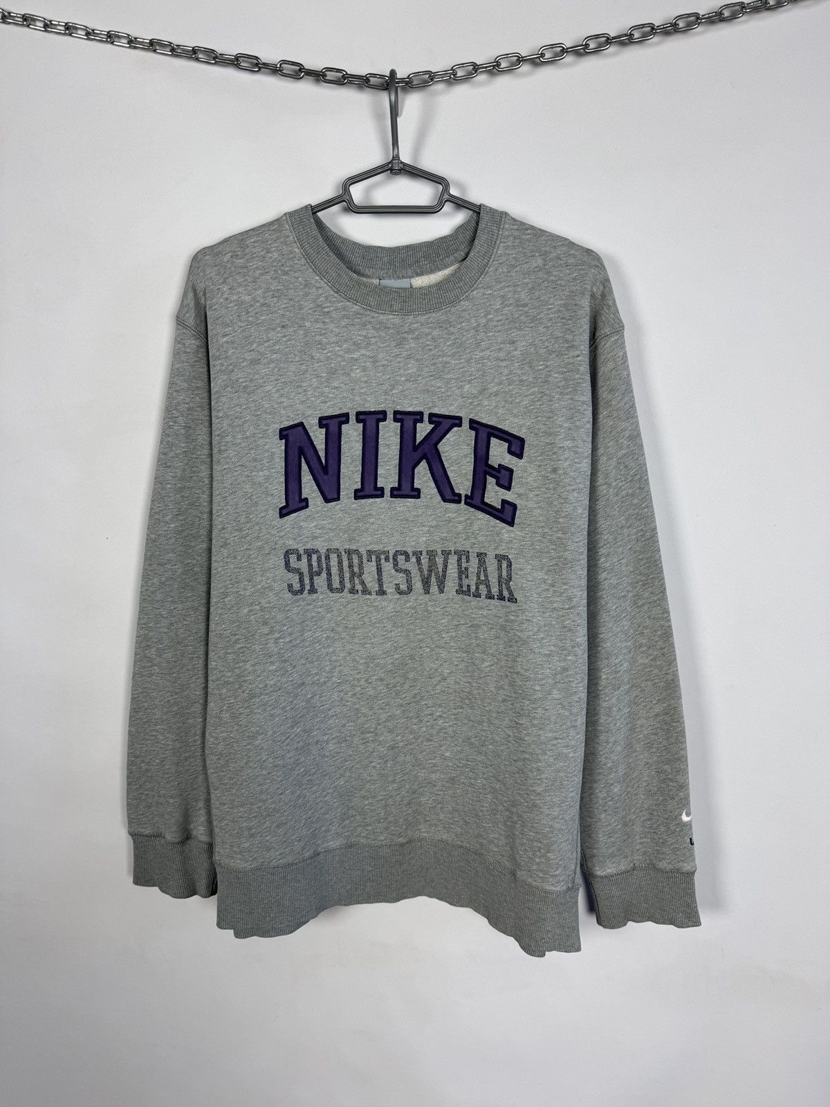 Nike Vintage Nike USA Sportswear Crewneck Sweatshirt Big Logo XL Size US XL / EU 56 / 4 - 1 Thumbnail