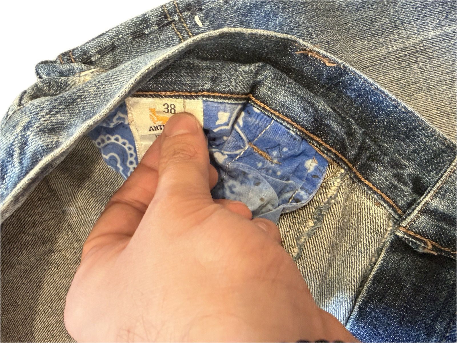 Antik Denim Made in USA Antik Denim Jeans Size US 38 / EU 54 - 5 Thumbnail