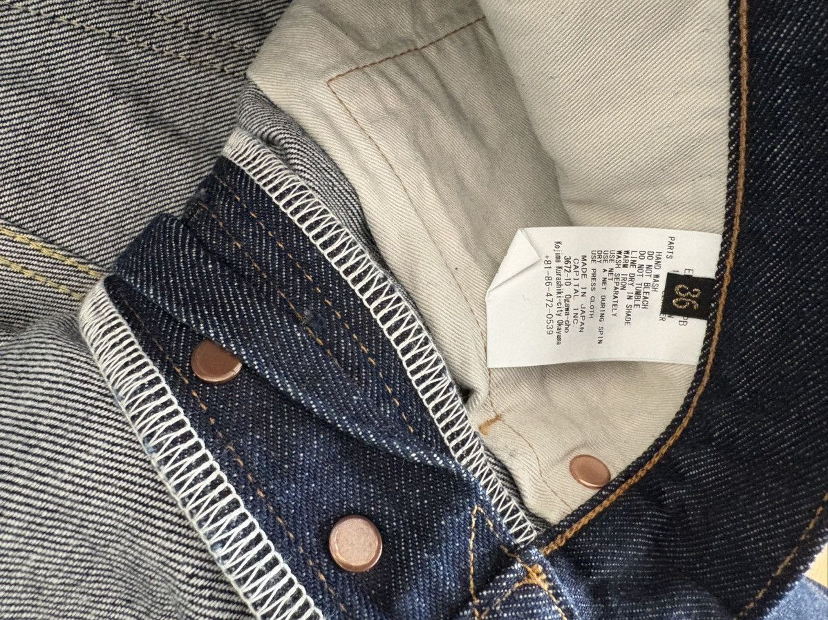 Kapital Kapital 12.5oz mexican tuxedo bone denim Size US 36 / EU 52 - 6 Thumbnail