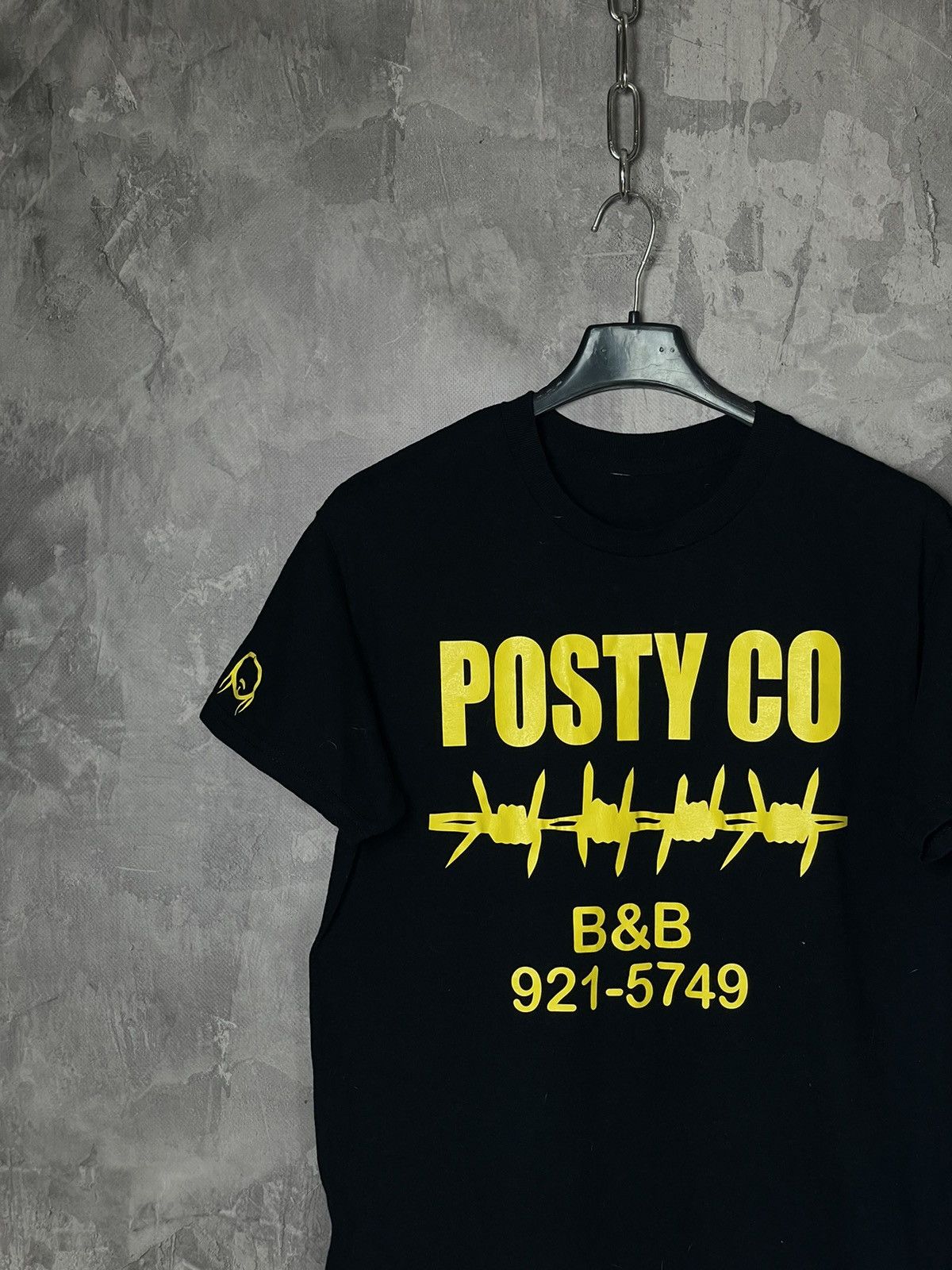 Band Tees × Rap Tees Post Malone Mugshot Posty Co Tour Black T shirt S Size US S / EU 44-46 / 1 - 3 Thumbnail