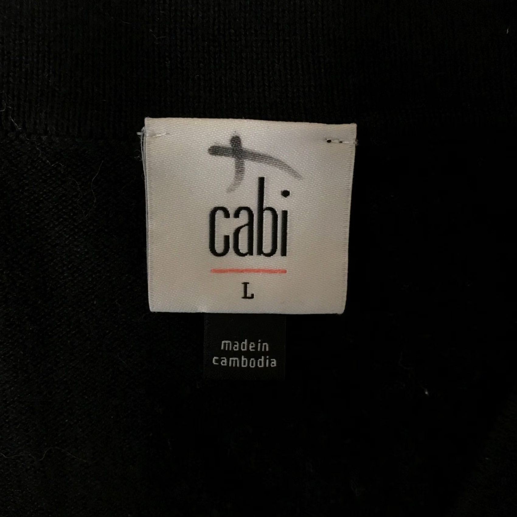 Vintage Cabi Black V-Neck Button Front Cardigan Sweater Puff Shoulder Large Women Size L / US 10 / IT 46 - 7 Thumbnail