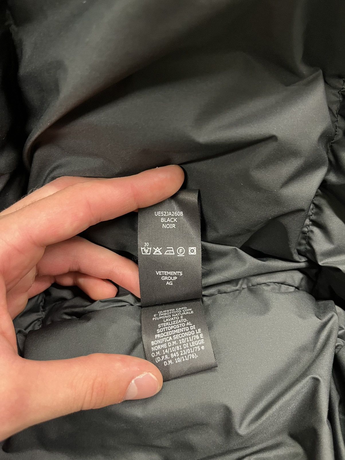 Vetements ❗️VETEMENTS PUFFER JACKET BLACK❗️ Size US XS / EU 42 / 0 - 14 Thumbnail
