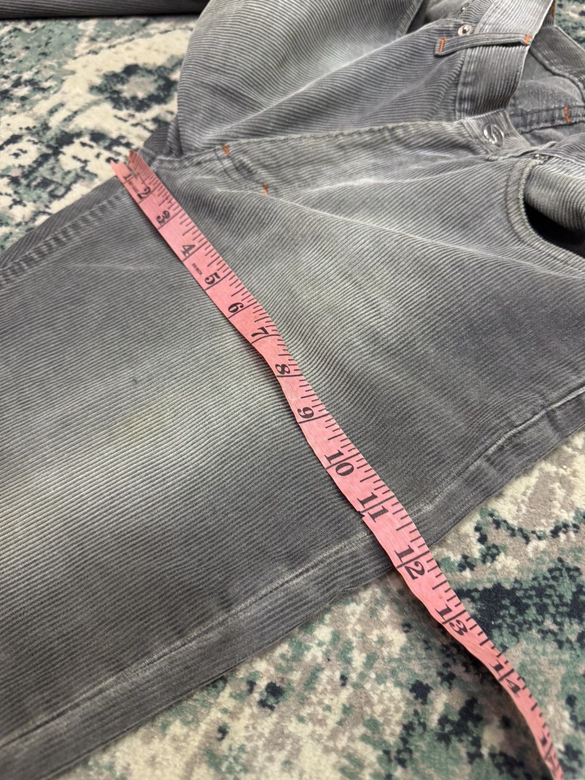 W&LT W&L.T. CORDUROY DISTRESSED PANTS JEANS Size US 31 - 15 Thumbnail